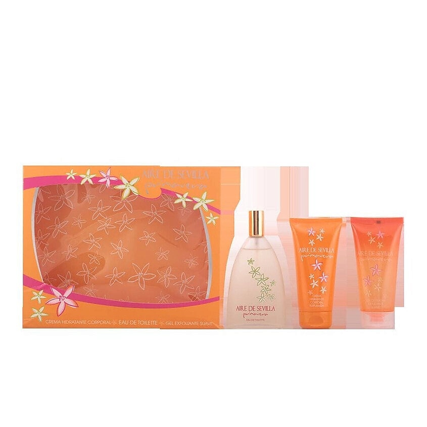 Изображение товара Набор Aire de Sevilla Primavera туалетная вода гель для душа и увлажняющий крем 3х150 мл