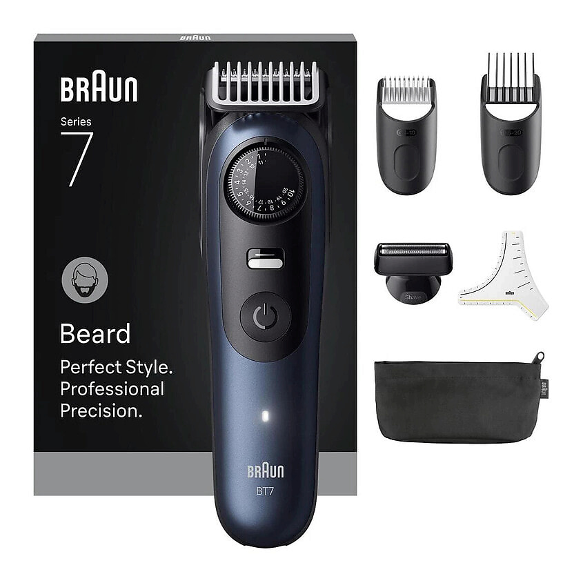 Изображение товара BRAUN Триммер для бороды Series 7 BT7520 водонепроницаемый профессиональный