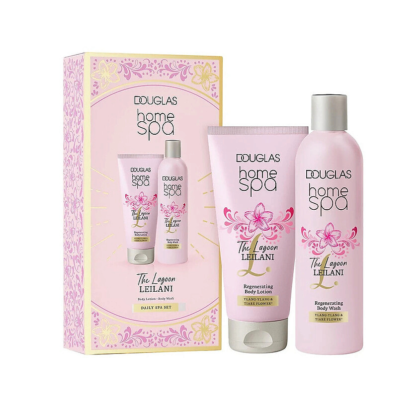 Изображение товара DOUGLAS Набор для ухода за телом The Lagoon Leilani Гель для душа+Лосьон, 200мл+300мл