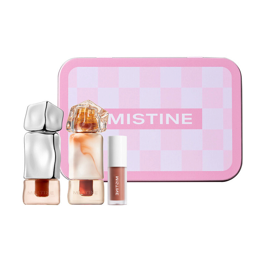 Изображение товара MISTINE Набор блесков для губ в подарочной коробке, V02 + V09 + 01