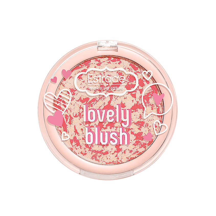 Изображение товара ESTRADE Румяна компактные Lovely Blush, 201 Светло-розовый, 5 г