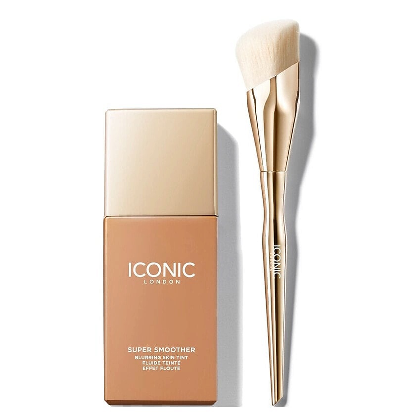 Изображение товара Набор для макияжа ICONIC LONDON Super Smoother Blurring Skin Tint и кисть Complexion Brush