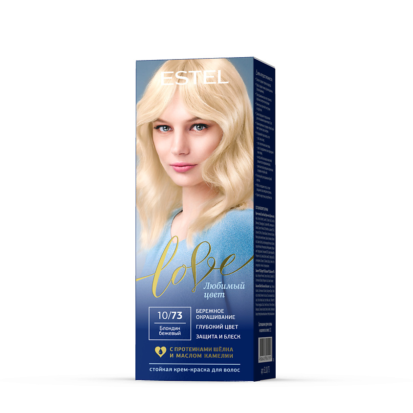 Изображение товара ESTEL PROFESSIONAL Краска для волос LOVE 10/73 Блондин бежевый стойкая 115 мл