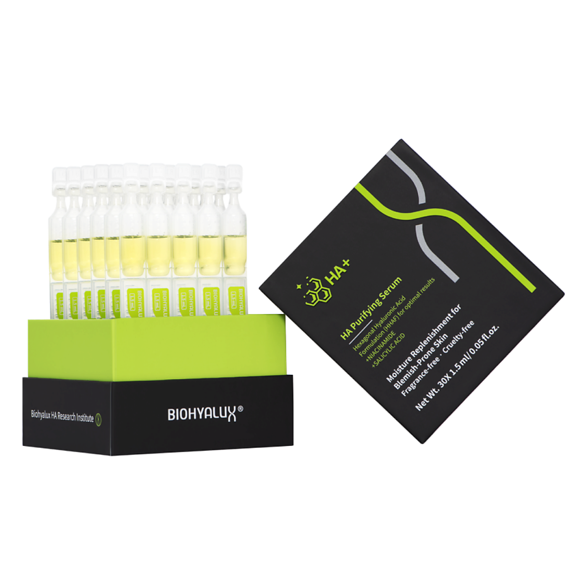 Изображение товара BIOHYALUX Сыворотка для матирования и сужения пор кожи HA Purifying Serum, 30 ампул по 1,5 мл