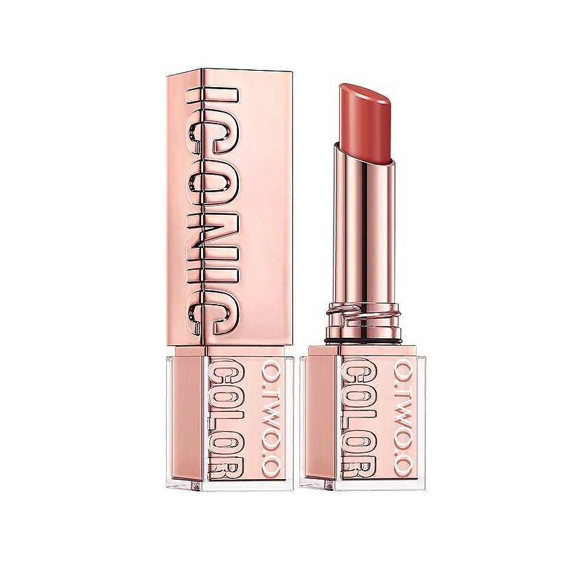 Изображение товара O.TWO.O сатиновая помада для губ HC009-05 Тайный коралл яркий насыщенный блеск