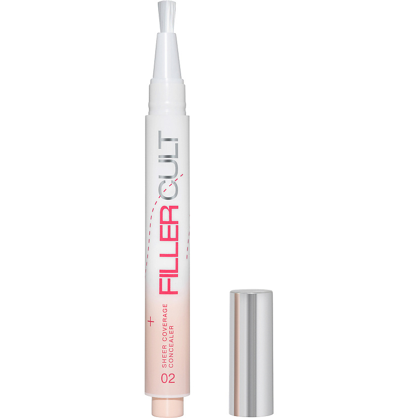 Изображение товара INFLUENCE BEAUTY Консилер ухаживающий Filler Cult, 02 розовато-телесный, 3 мл