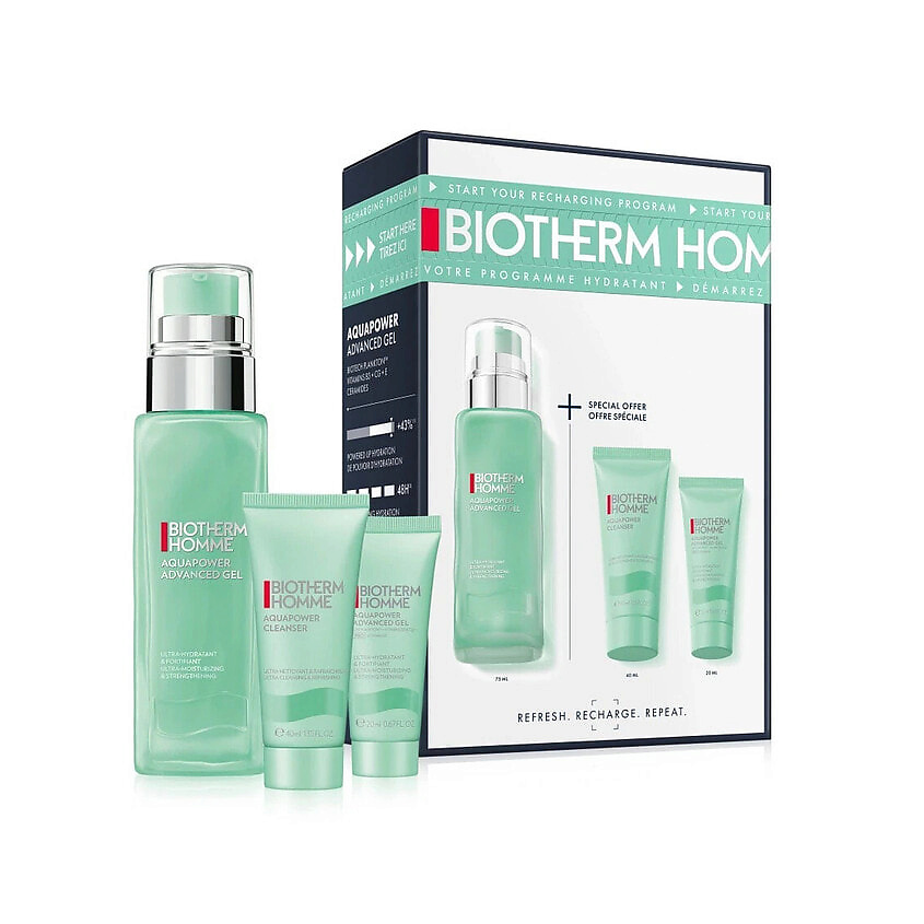 Изображение товара BIOTHERM Набор Homme Aquapower Set, 75 мл + 40 мл + 20 мл