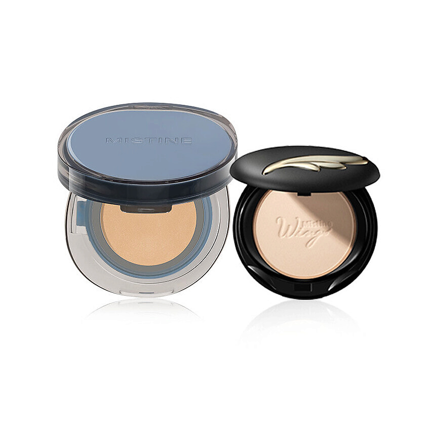 Изображение товара MISTINE Набор: пудра WINGS EXTRA COVER SPF25 и кушон Siam Air Cushion Blue Box, LF100 + S1