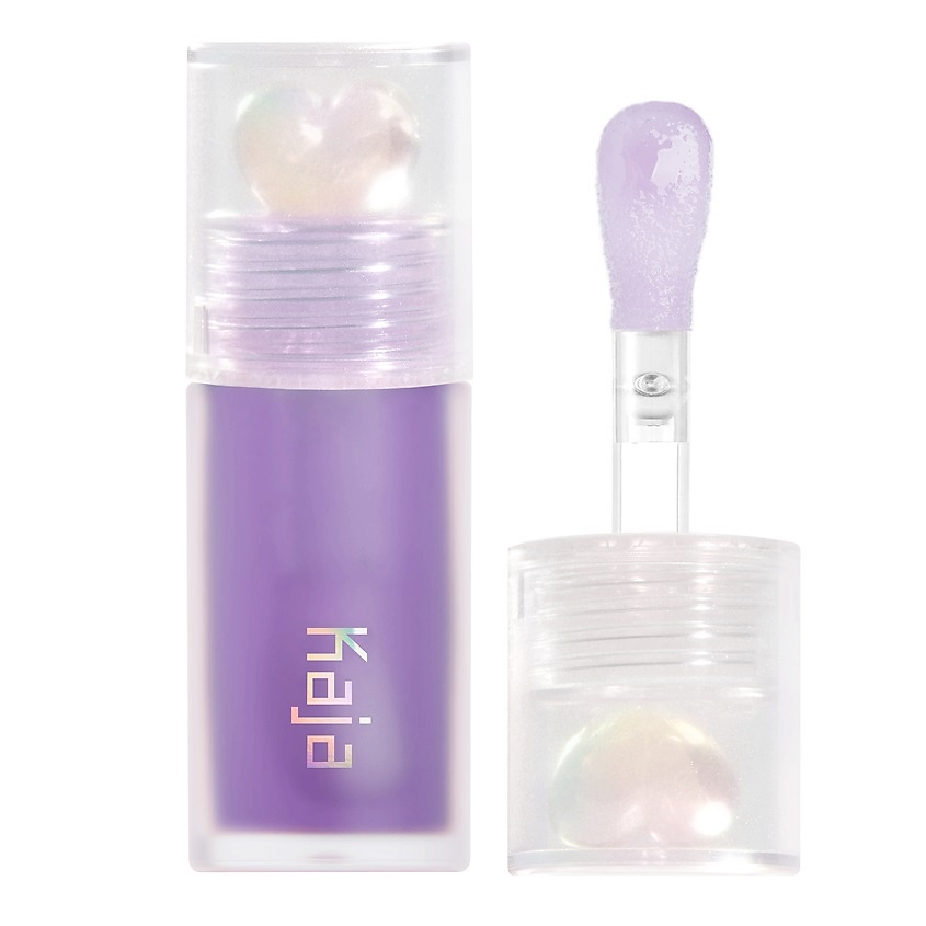 Изображение товара KAJA Масло для губ Juicy glass lip oil № 4 Grape Glowtini 4 мл увлажнение и объем