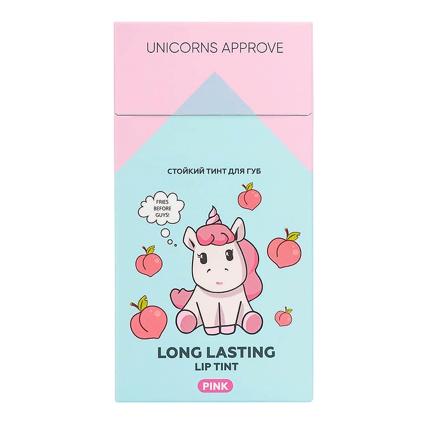 Изображение товара UNICORNS APPROVE Стойкий тинт для губ PINK 10 шт яркий цвет и магия единорогов