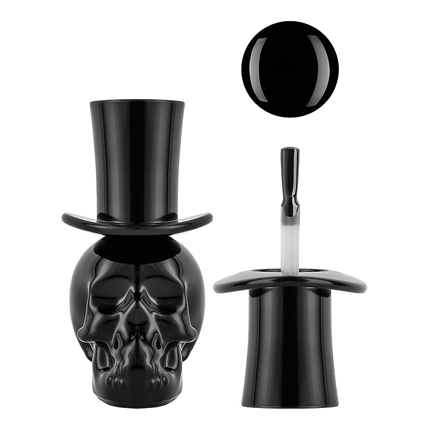 Изображение товара Гель-лак UNICORNS APPROVE Skull Collection № 007 Черный 8 мл для ногтей