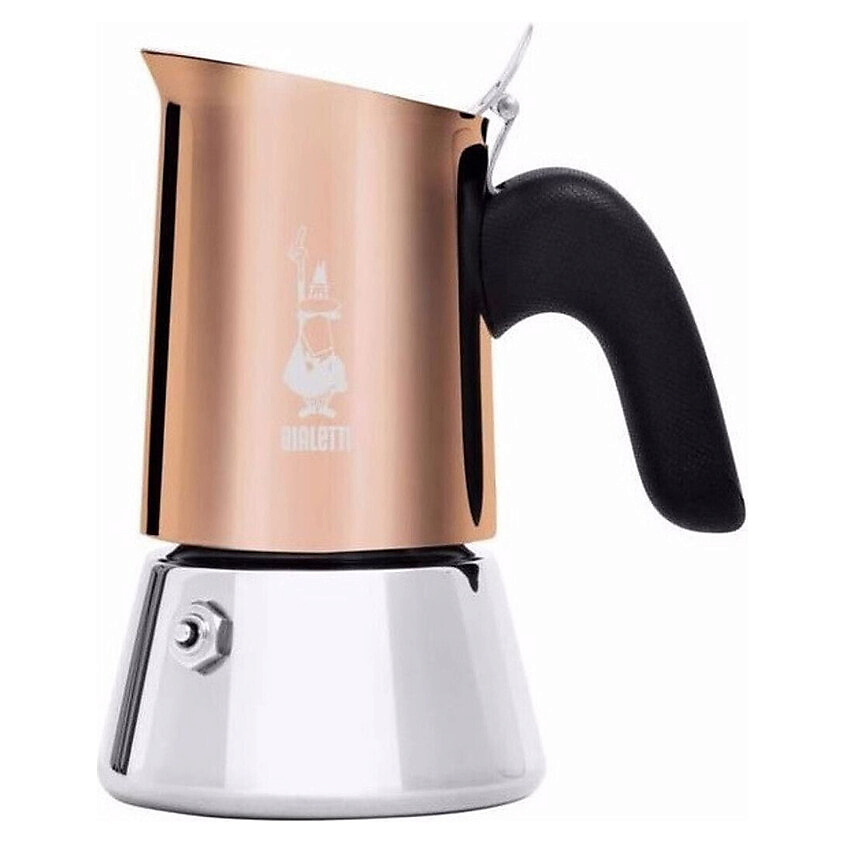 Изображение товара Кофеварка Bialetti Venus Moka pot из нержавеющей стали и меди для 4 чашек
