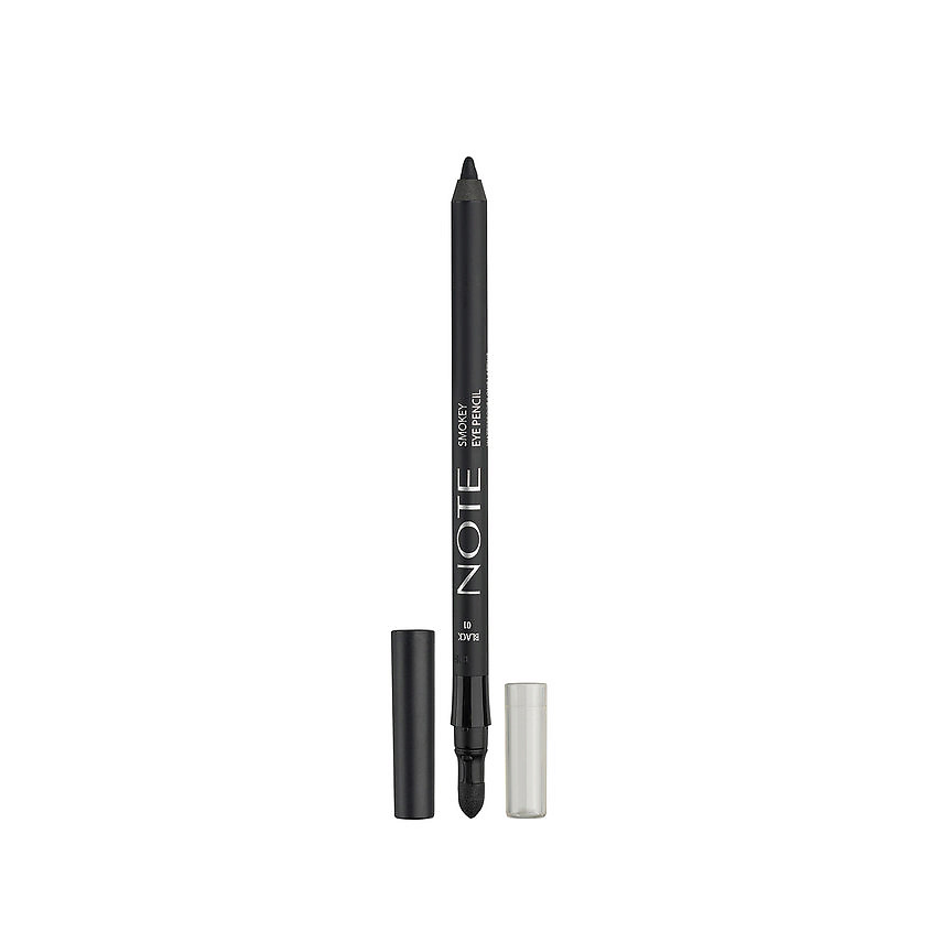 Изображение товара NOTE COSMETIQUE Карандаш для глаз для создания эффекта смоуки Smokey Eye Pencil, 01 Black, 1,2 г