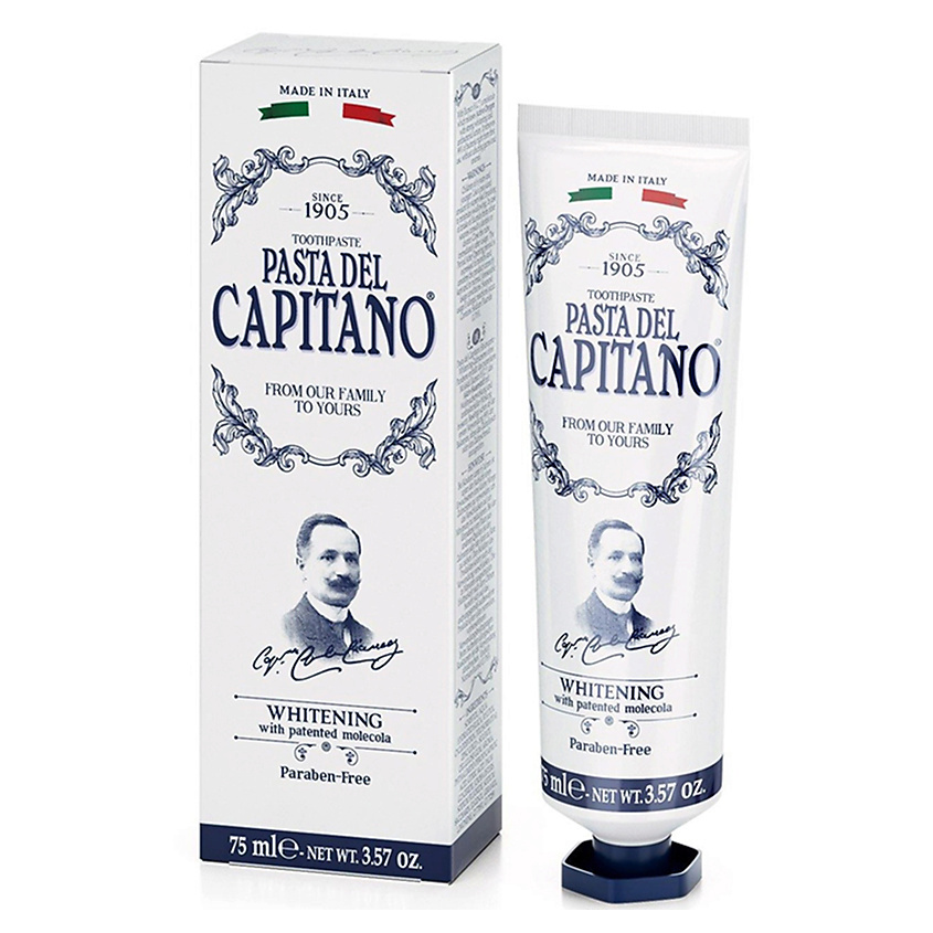 Изображение товара Зубная паста отбеливающая Whitening 75 мл PASTA DEL CAPITANO