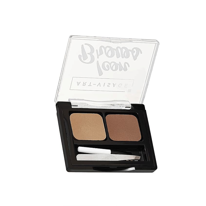 Изображение товара ART-VISAGE Тени для бровей Icon Brows 101 Шатен, монохромный набор 3,6 г