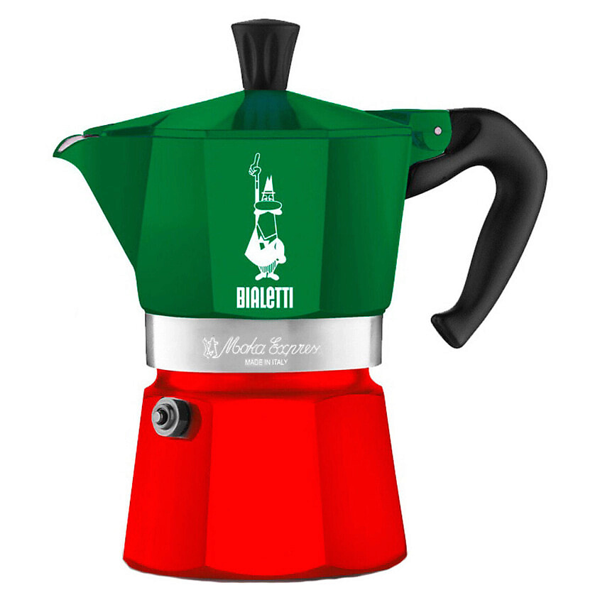 Изображение товара Кофеварка Moka Pot Bialetti 0005322 зеленая для эспрессо 3 чашки