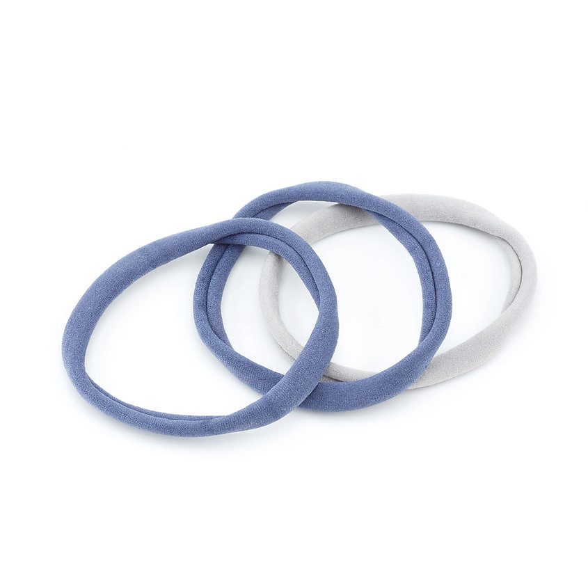 Изображение товара DEWAL BEAUTY Резинки для волос узкая лента midi, 4 шт