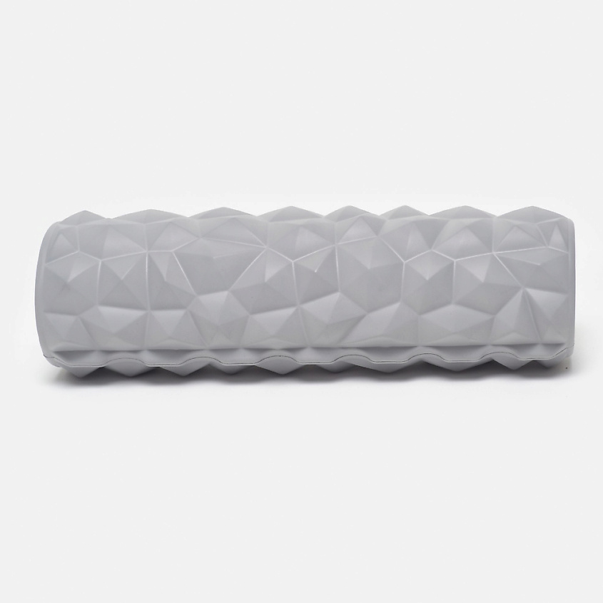 Изображение товара L-V-P Ролик массажный для фитнеса, йоги и пилатеса Камни M, цвет: Серый, 1 шт