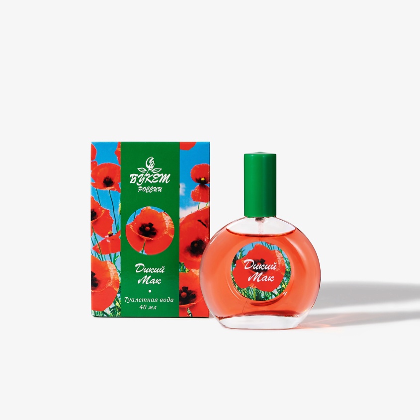 Изображение товара БУКЕТ РОССИИ Туалетная вода Дикий Мак, 40 мл