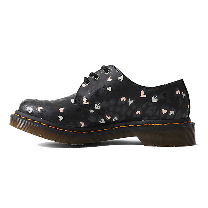 Изображение товара Кроссовки Dr. Martens 1461 Leather Heart Printed Black Womens кожа