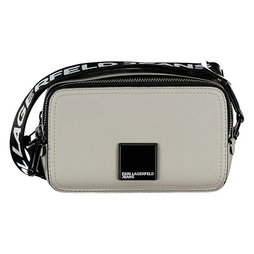 Изображение товара KARL LAGERFELD Сумка среднего размера 'Box Logo' с верхней ручкой, Серый