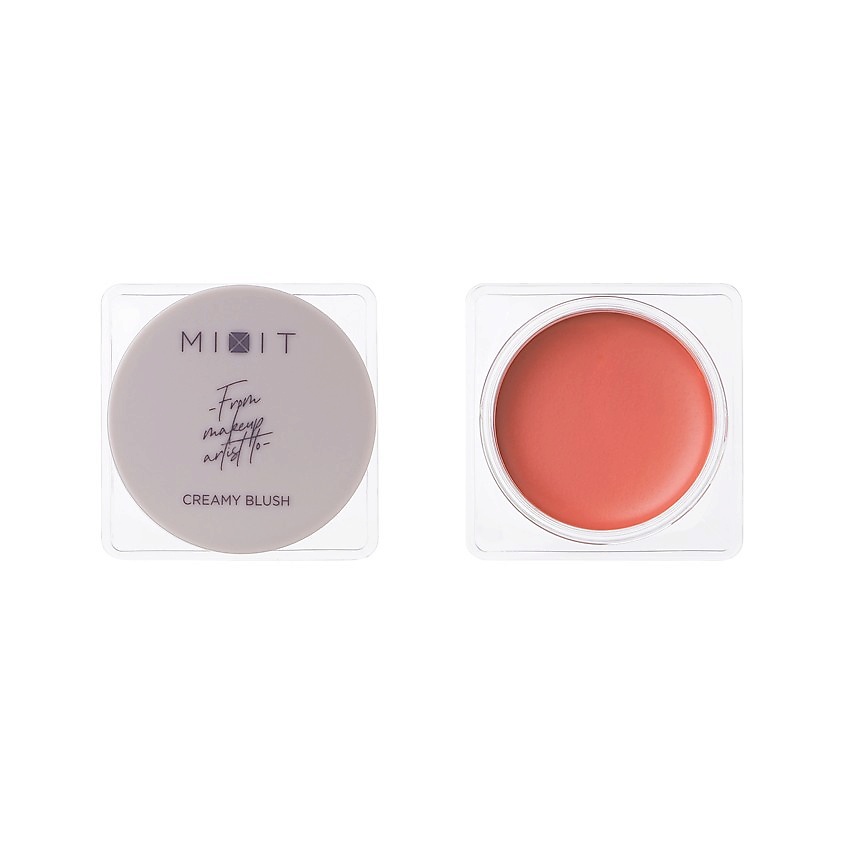 Изображение товара MIXIT Румяна для лица CREAMY BLUSH кремовые, тон 02 Romance