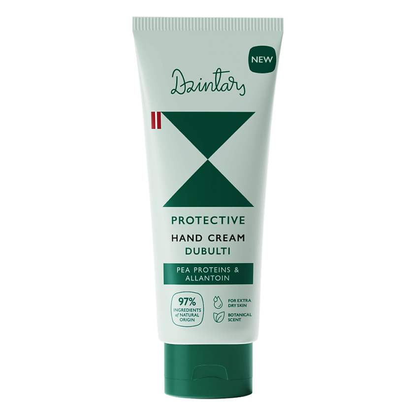 Изображение товара Джинтарс Защитный крем для рук Dubulti 75 мл питательное средство ухода