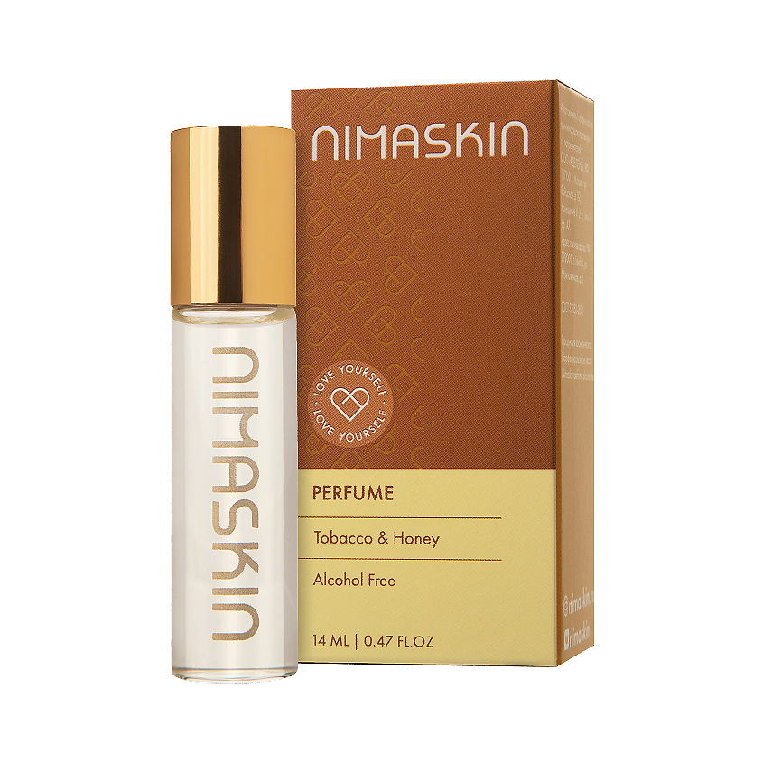 Изображение товара NIMASKIN Масляные духи парфюмированные Tobacco & Honey, 14 мл