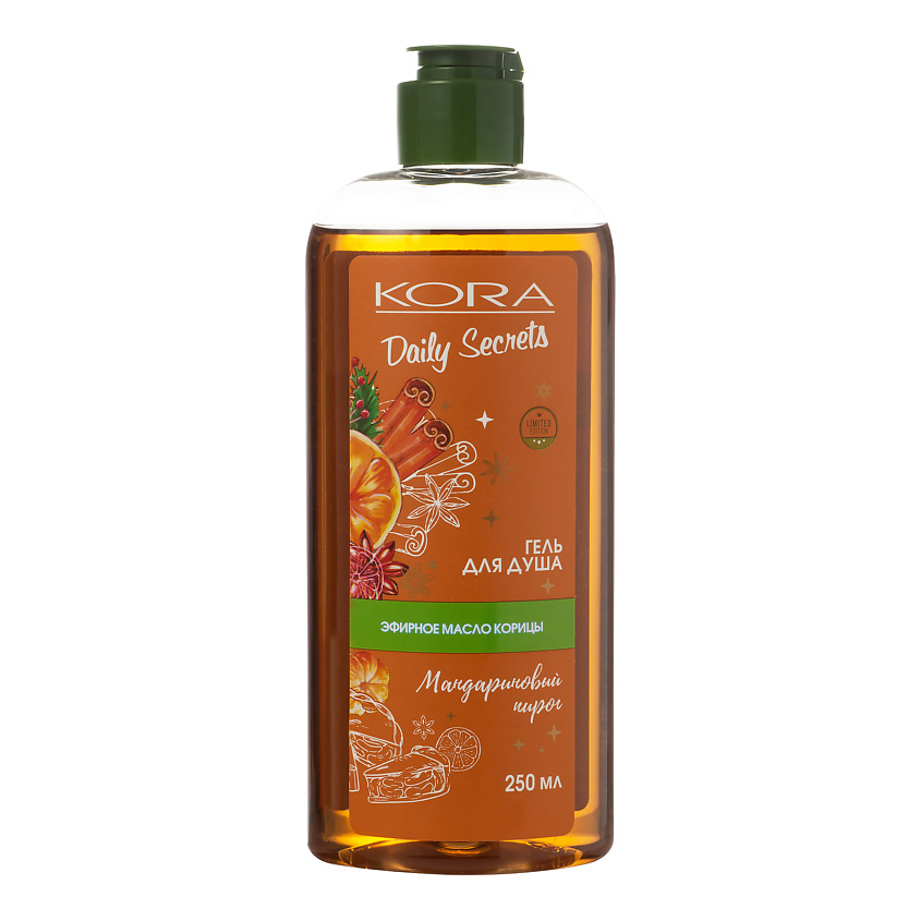 Изображение товара KORA Daily Secrets Гель для душа Мандариновый пирог, 250 мл