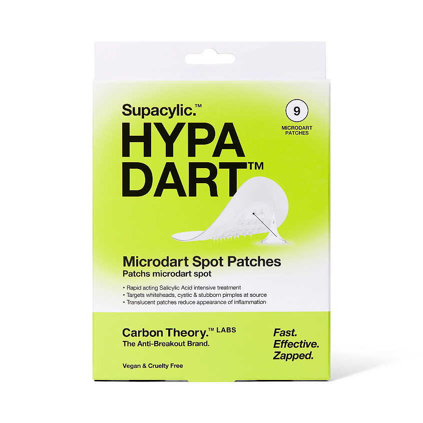 Изображение товара CARBON THEORY Патчи точечного нанесения с микроиголками Hypa Dart Microdart Spot Patches, 9 шт.
