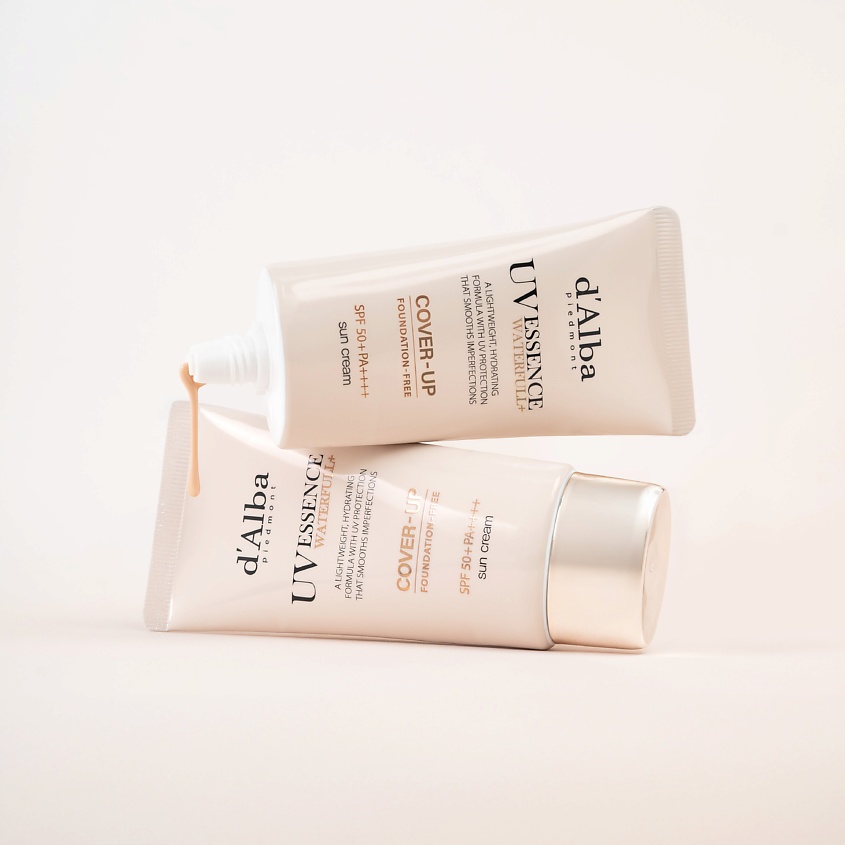 Изображение товара D`ALBA Солнцезащитный крем Waterfull Tone-Up Sun Cream (Cover Beige), 1 шт.