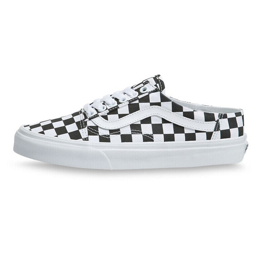 Изображение товара VANS Кроссовки Checkerboard Old Skool Mule Chessboard White/Black, цвет: Мультиколор, размер: 36