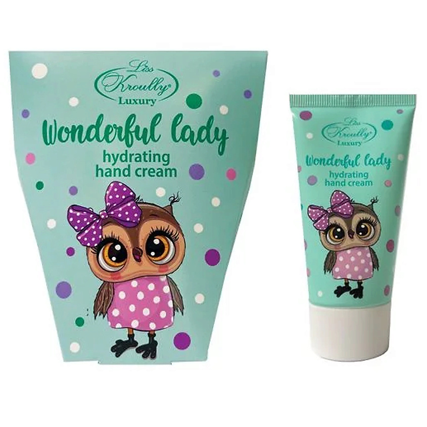 Изображение товара LISS KROULLY ПОДАРОЧНЫЙ НАБОР Сова, крем для рук увлажняющий с алоэ, 50 мл