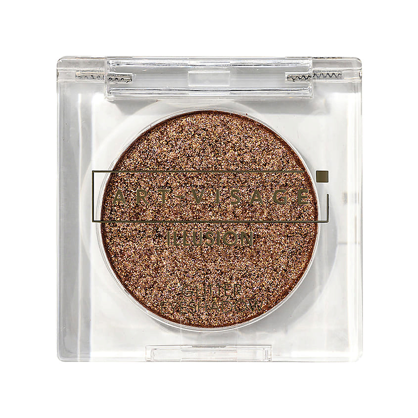 Изображение товара ART-VISAGE Тени для век сияющие Illusion Glitter Eyeshadow, 34 Бронза, 1,9 г