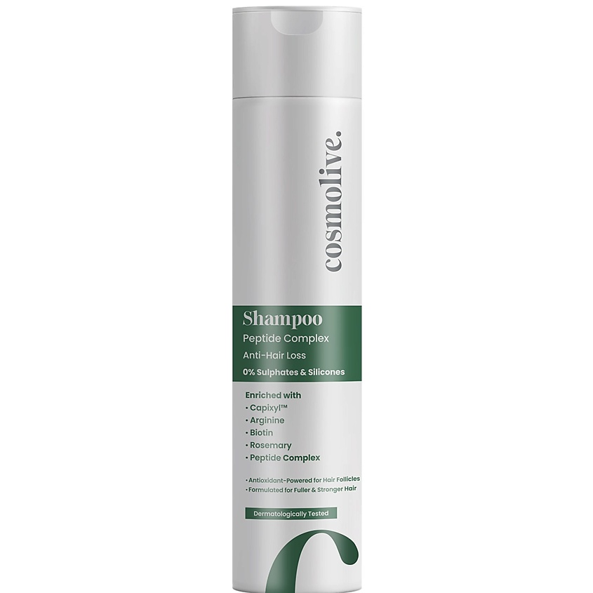 Изображение товара COSMOLIVE Шампунь против выпадения волос пептидный комплекс, 1 шт.