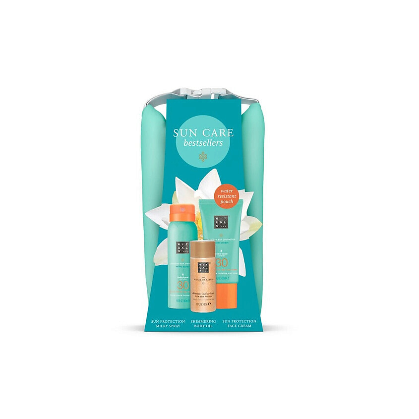 Изображение товара RITUALS... Набор солнцезащитных средств The Ritual of Karma Sun Care Bestsellers, 50 мл + 50 мл + 30 мл + 1 шт.