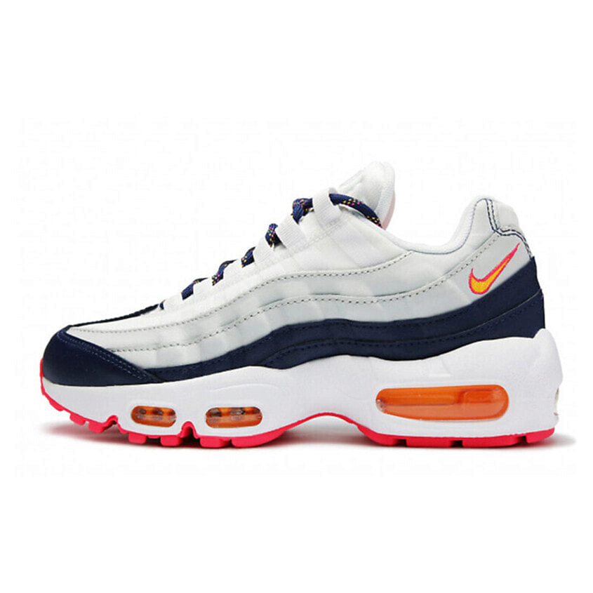 Изображение товара NIKE Кроссовки Air Max 95 Midnight Navy Pure Platinum Laser Orange, 36.5
