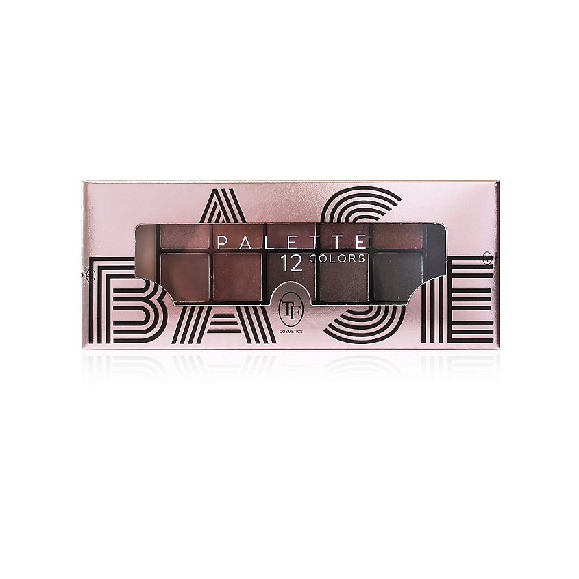 Изображение товара TF Палетка теней для макияжа BASE PALETTE, тон 01 Розово-бежевый 12цветов
