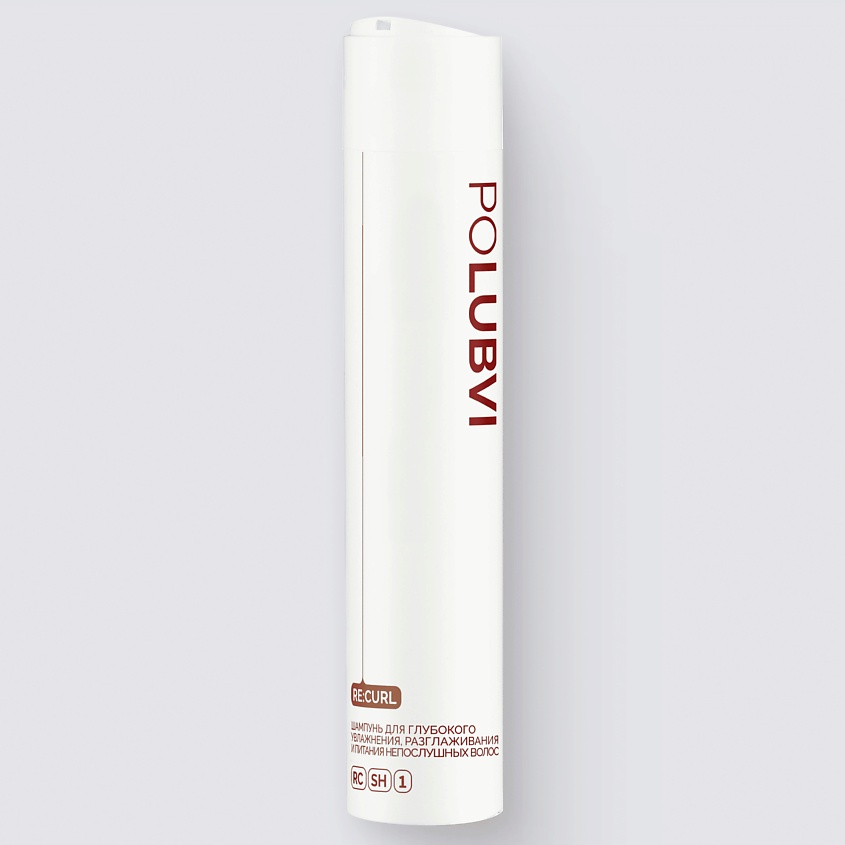 Изображение товара ETO POLUBVI Питательный шампунь RE:CURL для глубокого увлажнения и разглаживания непослушных волос, 300 мл.