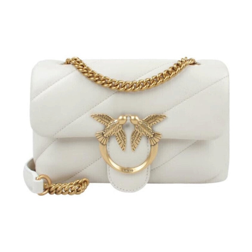 Изображение товара PINKO Сумка Puff Sheepskin Pillow Bag, Crossbody Bag, Shoulder Bag, цвет: Белый, размер: One Size