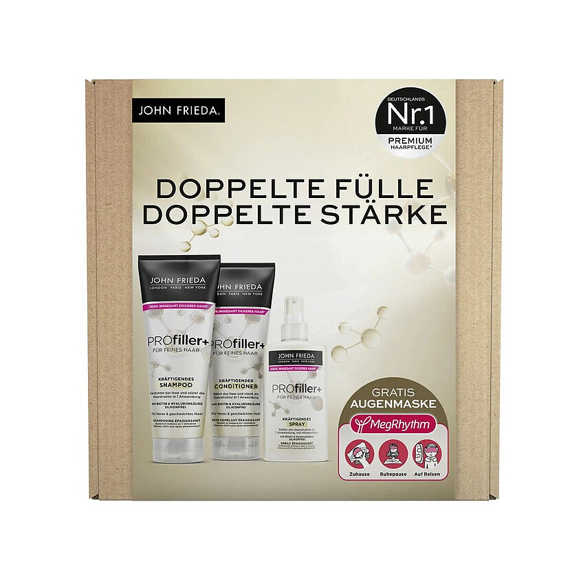 Изображение товара JOHN FRIEDA Набор средств для ухода за тонкими волосами Profiller+, 250 мл х 2 + 150 мл