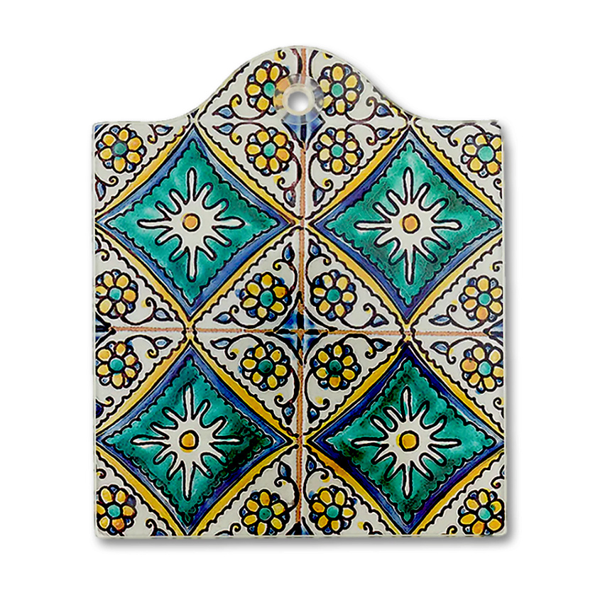 Изображение товара GIFT'N'HOME ArtB W16 Mozaic 2 Панно настенноее "Испанская Мозаика " 16x19 см, 1 шт.