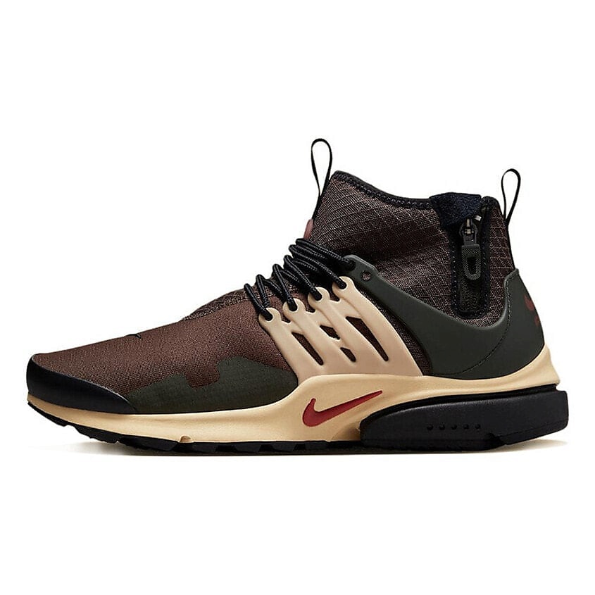 Изображение товара NIKE Кроссовки Air Presto Mid Utility Baroque Brown Sesame Sequoia Canyon Rust, 40.0