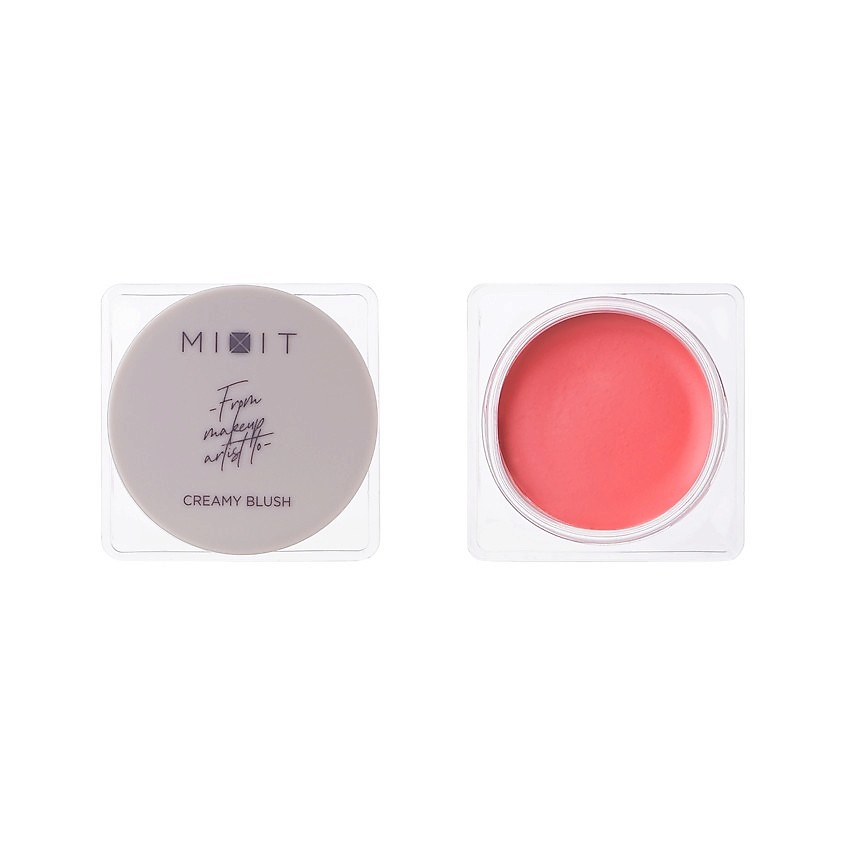 Изображение товара MIXIT Румяна для лица CREAMY BLUSH кремовые, тон 01 Tea rose