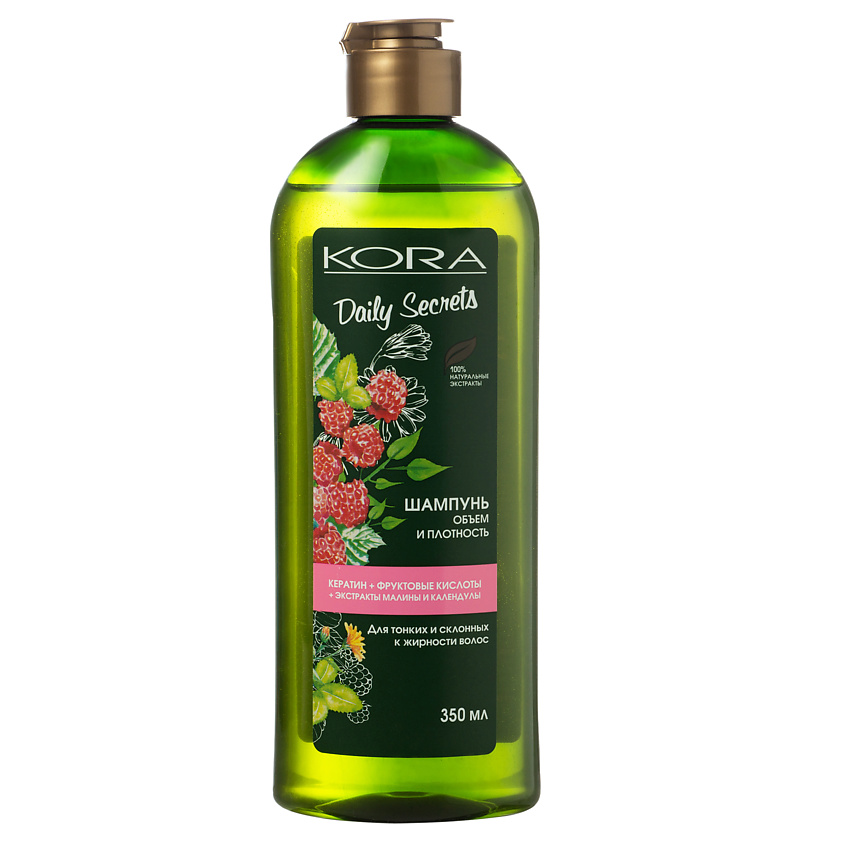 Изображение товара KORA Daily Secrets Шампунь Объем и Плотность, 350 мл