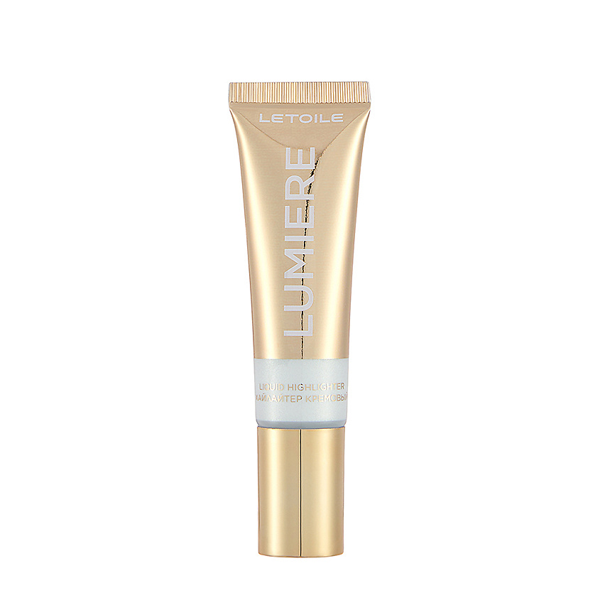 Изображение товара ЛЭТУАЛЬ Хайлайтер кремовый Lumiere Liquid Highlighter, 001 Silver, 8 г
