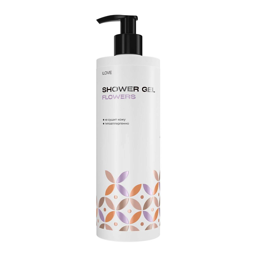 Изображение товара Натуральный гель для душа ILOVEMG цветочный аромат 400 или 1000 мл