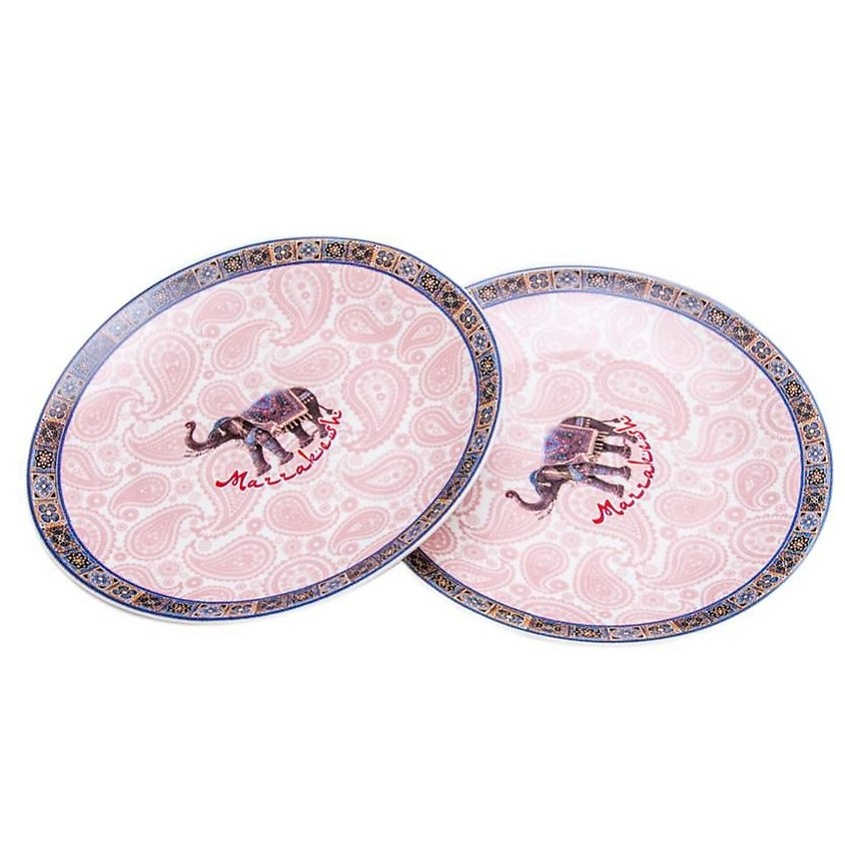 Изображение товара GIFT'N'HOME Набор обеденных, десертных подарочных тарелок "Марракеш" 2 шт Фарфор, 2 шт.