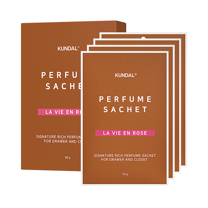 Изображение товара KUNDAL Ароматическое саше Жизнь в розовом цвете, 4 х 20 г