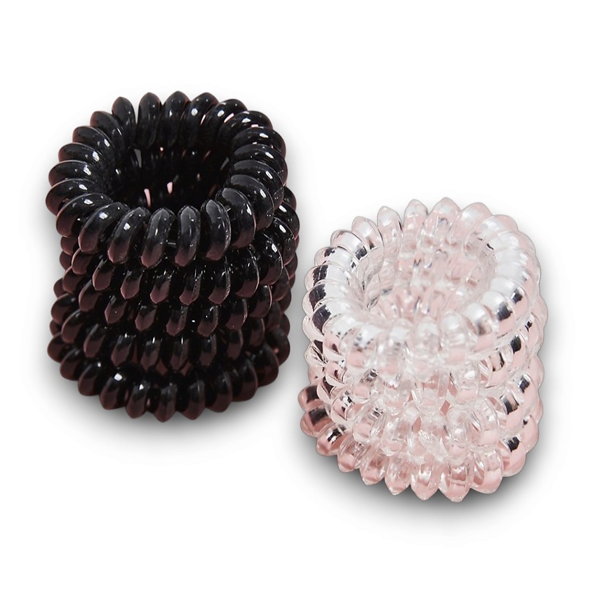 Изображение товара ZIKOLKI STORE Резинки для волос набор 10 штук силиконовые пружинки, 10 шт.